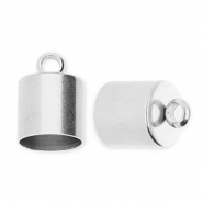 Appr&ecirc;ts en acier Inox embout &Oslash;8 mm avec anneau Argent&eacute;