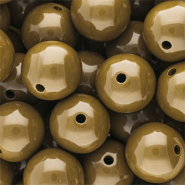 DQ Perles acryliques 18 mm brillant Wood thrush brown 17-1129 TCX