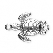 Appr&ecirc;ts en acier Inox connecteur tortue Argent&eacute;