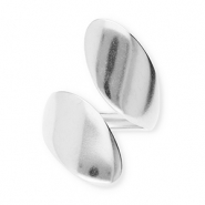 Bagues en acier Inox Argenté