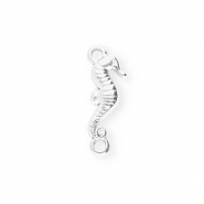 Apprêts en acier Inox connecteur hippocampe Argenté