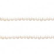 TQ Perles d'eau douce rond 4 mm Blanc naturel