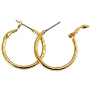 Appr&ecirc;ts en m&eacute;tal DQ cr&eacute;oles 20mm Dor&eacute;