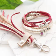 Sets d'inspiration Bracelets et porte-clés à la mode en daim plat