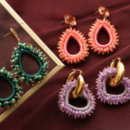 Sets d'inspiration Comment créer des boucles d'oreilles élégantes avec des pendentifs à facettes?