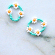 Bijoux à faire soi-même : Comment faire une fleur de perles ♡ DIY