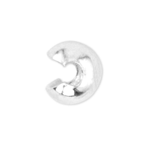 Beadalon Crimp Cover 5mm Argent&eacute;