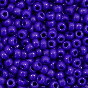 Perles de rocailles Miyuki 8/0 Opaque cobalt blue 8-414