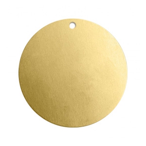 ImpressArt supports &agrave; graver 22mm Laiton Dor&eacute; clair