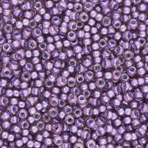 Perles de rocailles Miyuki 11/0 Fancy lined lavender purple 11-2264