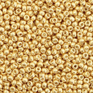 Perles de rocailles Miyuki 11/0 24kt Gold light plated 11-193