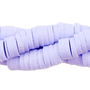 Perles Katsuki Heishi 6mm Violet lilas matin