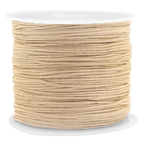 Fil macram&eacute; 0.8mm Champagne