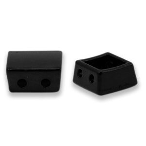 Perles tile carr&eacute; Noir