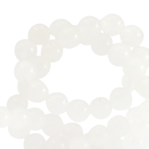 Pierres naturelles Quartz 8mm Blanc