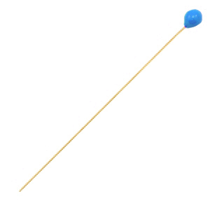 Appr&ecirc;ts en m&eacute;tal DQ clou &agrave; t&ecirc;te boule 52mm Dor&eacute;-bleu p&eacute;trole (sans nickel)