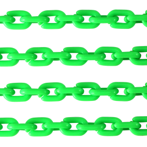 Cha&icirc;ne acrylique 15mm brillante Vert n&eacute;on