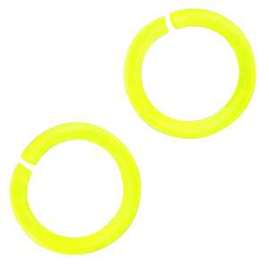 Appr&ecirc;ts color&eacute;s anneaux bris&eacute;s Jaune n&eacute;on