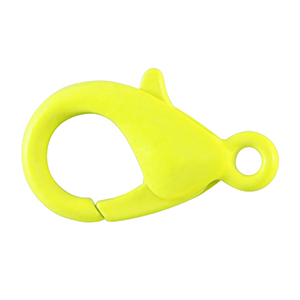 Appr&ecirc;ts color&eacute;s fermoir mousqueton Jaune n&eacute;on