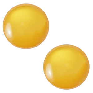 Cabochon classique 20mm Polaris Elements Lucido Jaune ocre