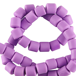 Perles en polym&egrave;re 6mm Violet