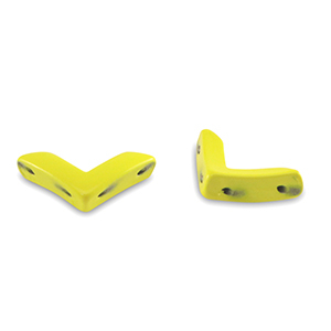 Perles tile fl&egrave;che Jaune