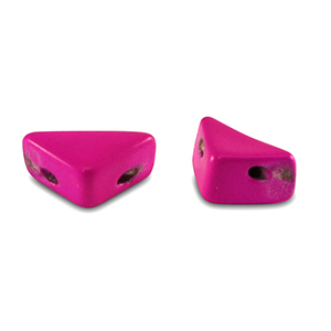 Perles tile triangle Rose magenta