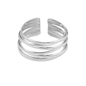Bagues en acier Inox Argent&eacute;