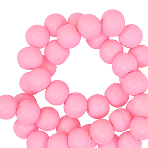 Perles en polym&egrave;re 6mm Rose