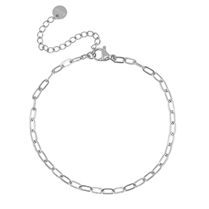Bracelets en acier Inox Argent&eacute;