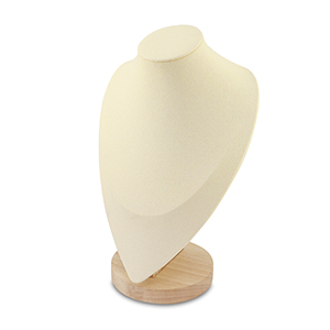 Pr&eacute;sentoir bijoux buste pour colliers Natural-beige