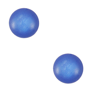 Cabochon "Pierre de Naissance" D&eacute;cembre doux 4mm Polaris Elements SS16 Shiny Bleu cobalt clair