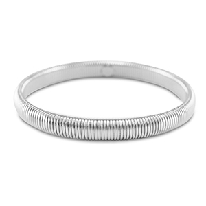 Bracelets en acier inox Argent&eacute;
