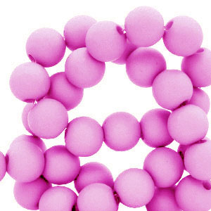 Perles acryliques 6 mm Violet clair