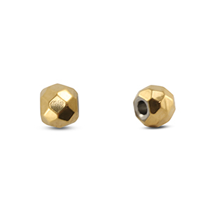 Perles en acier Inox Dor&eacute;