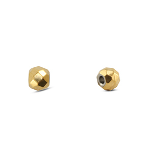 Perles en acier Inox Dor&eacute;