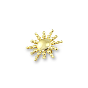Broches soleil Dor&eacute;