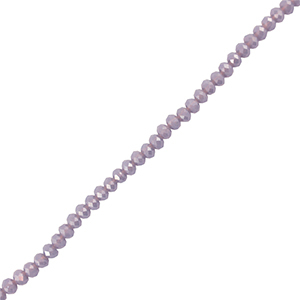 Perles &agrave; facettes 3x2mm disque Heishi Gris lavande fonc&eacute;