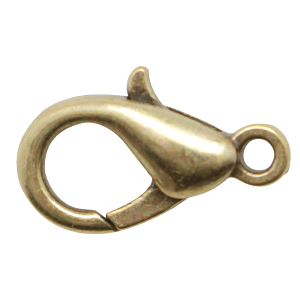 Appr&ecirc;ts en m&eacute;tal DQ fermoir mousqueton 12mm Bronze antique (sans nickel)