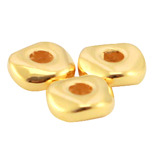 Perles en m&eacute;tal DQ 4.8mm Dor&eacute; (sans nickel)