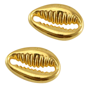 M&eacute;tal DQ connecteur coquille Dor&eacute; (sans nickel)