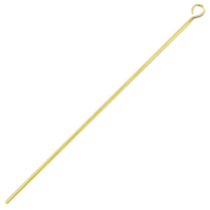 Clou &agrave; t&ecirc;te ronde en m&eacute;tal DQ 70mm Dor&eacute; (sans nickel)