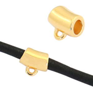 Appr&ecirc;ts en m&eacute;tal DQ avec anneau &Oslash;3.5mm Dor&eacute; (sans nickel)