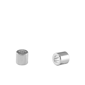 Perles en m&eacute;tal DQ tubes Argent&eacute; antique (sans nickel)