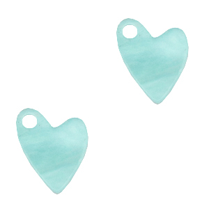 Breloques Plexx coeur Bleu clair