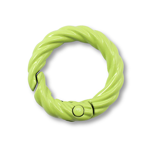 Appr&ecirc;ts color&eacute;s anneau porte-cl&eacute;s Vert