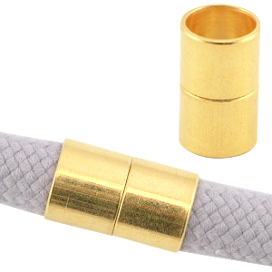 Fermoir aimant&eacute; en m&eacute;tal DQ &Oslash;10mm Dor&eacute;