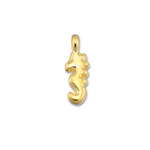 Breloques en m&eacute;tal DQ hippocampe Dor&eacute; (sans nickel)