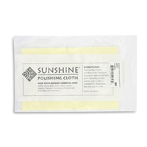 Beadsmith Sunshine chiffon de nettoyage Jaune