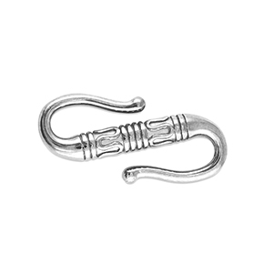 Appr&ecirc;ts en acier Inox crochet en S Argent&eacute;